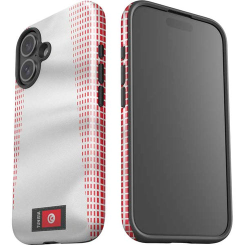 Tunisia Soccer Flag iPhone 16 Impact Case
